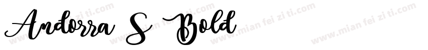 Andorra S Bold字体转换